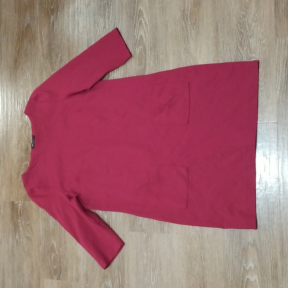 (L) Reitmans Minimalist Modest Dress Contemporary Urban Business Casual
